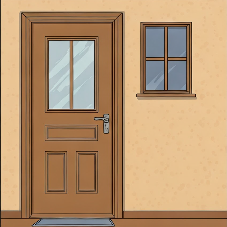 back door แปลว่า ประตูหลังบ้าน