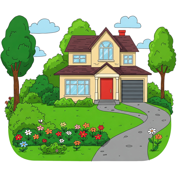 front yard แปลว่า สนามหน้าบ้าน