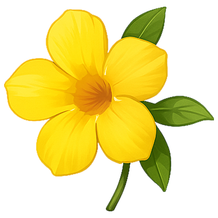 allamanda แปลว่า ดอกบานบุรี