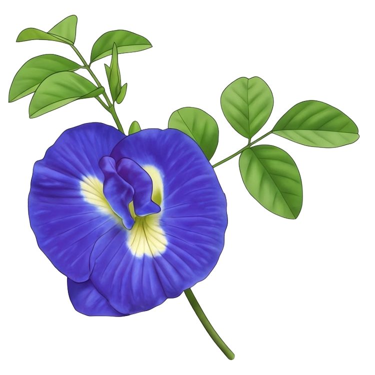 butterfly pea แปลว่า ดอกอัญชัน