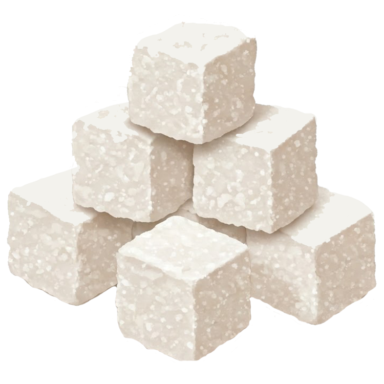 cube sugar แปลว่า น้ำตาลก้อน