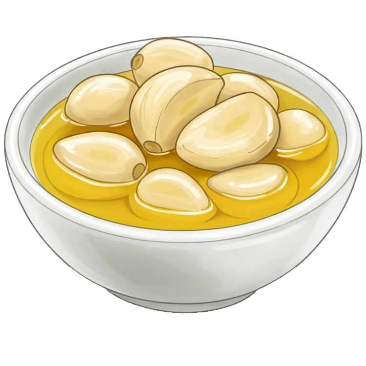 pickled garlic แปลว่า กระเทียมดอง