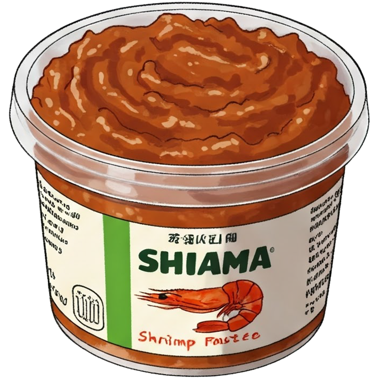 shrimp paste แปลว่า กะปิ