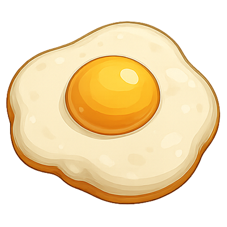 fried egg แปลว่า ไข่ดาว