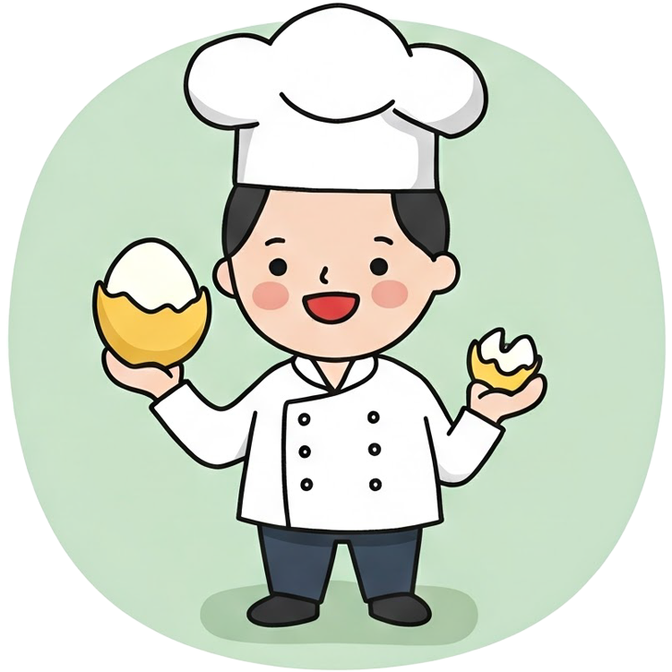 boiled egg แปลว่า ไข่ต้ม