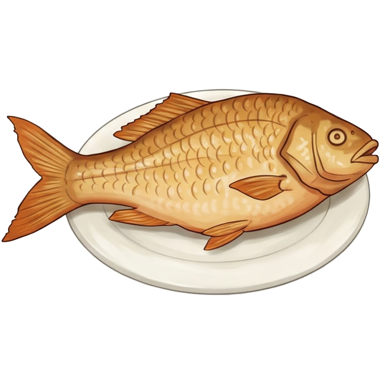 steamed fish แปลว่า ปลานึ่ง