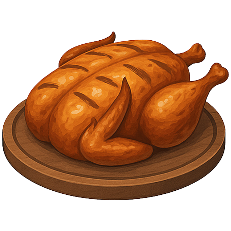 grilled chicken แปลว่า ไก่ย่าง