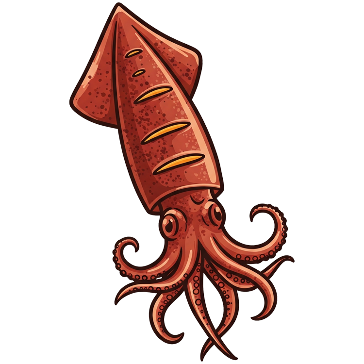 grilled squid แปลว่า ปลาหมึกย่าง