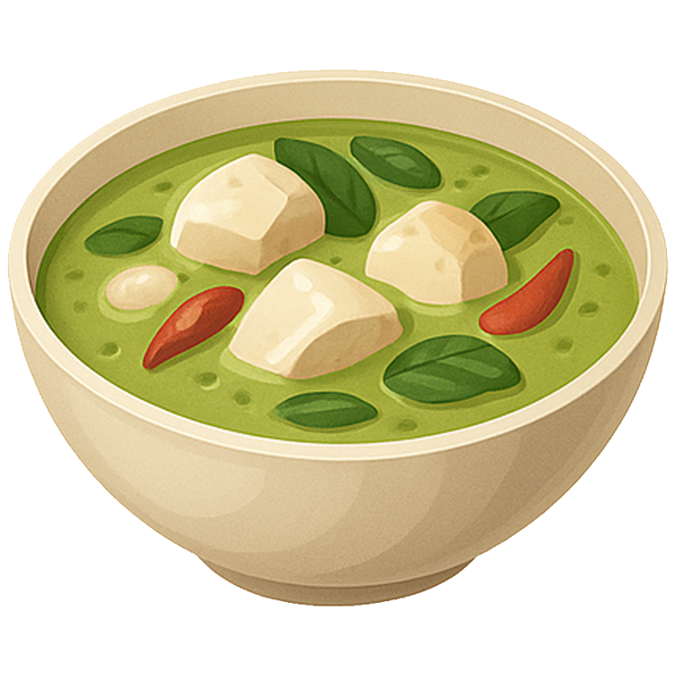 green curry แปลว่า แกงเขียวหวาน