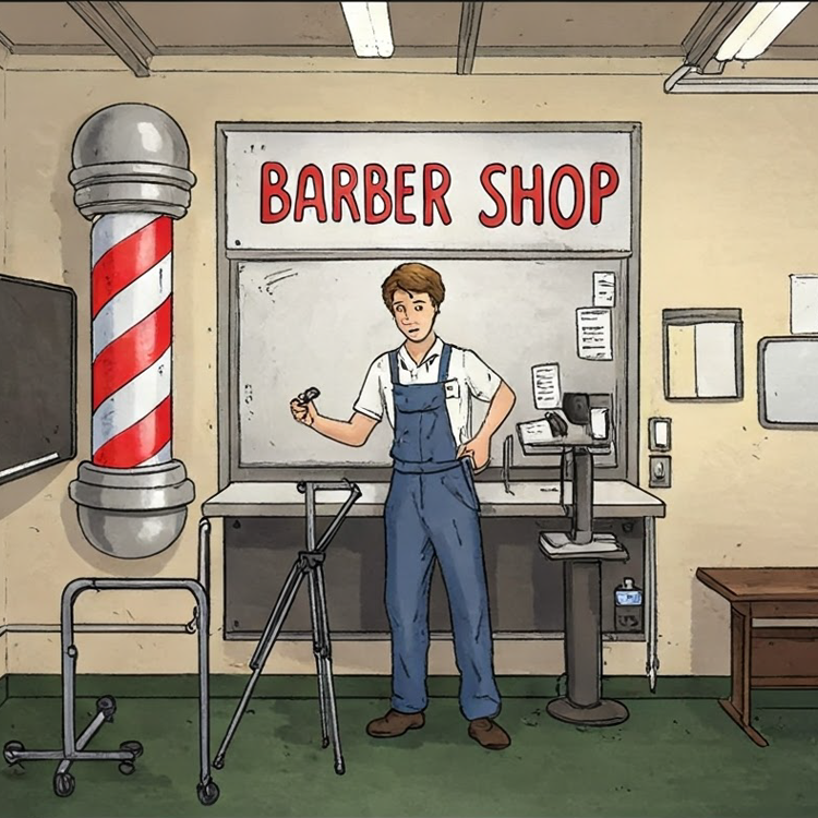 barber shop แปลว่า ร้านตัดผม