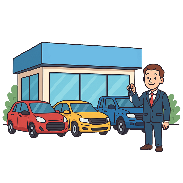 car dealer แปลว่า ร้านขายรถยนต์