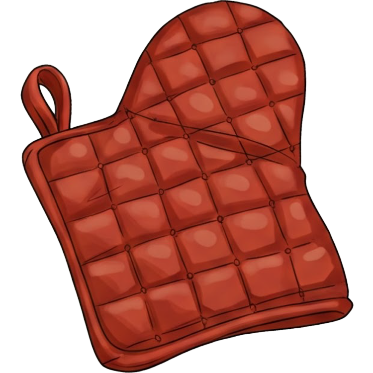 pot holder แปลว่า ผ้าจับหม้อ