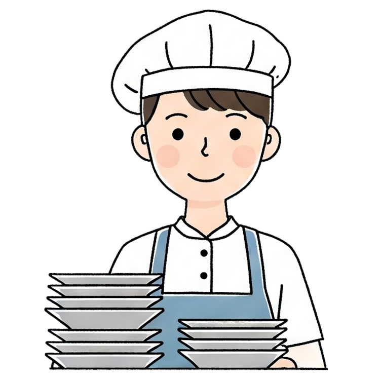 dishwasher แปลว่า พนักงานล้างจาน