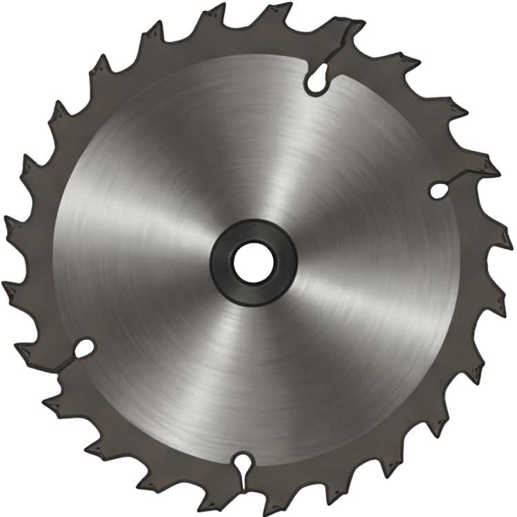 circular saw blade แปลว่า ใบมีดเลื่อยวงเดือน