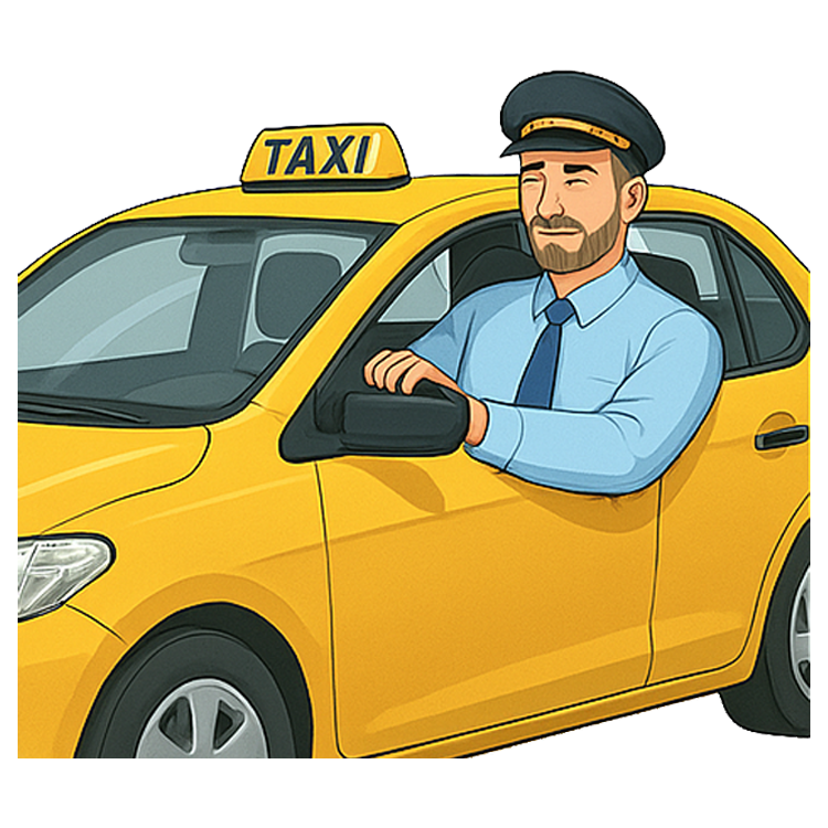 taxi driver แปลว่า คนขับรถแท็กซี่