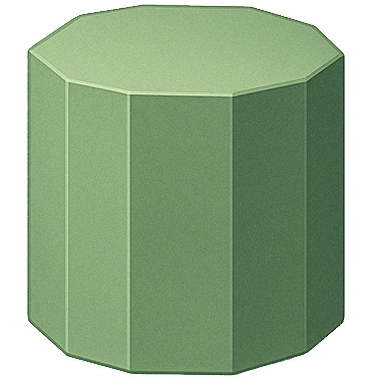 octagonal Prism แปลว่า ปริซึมแปดเหลี่ยม