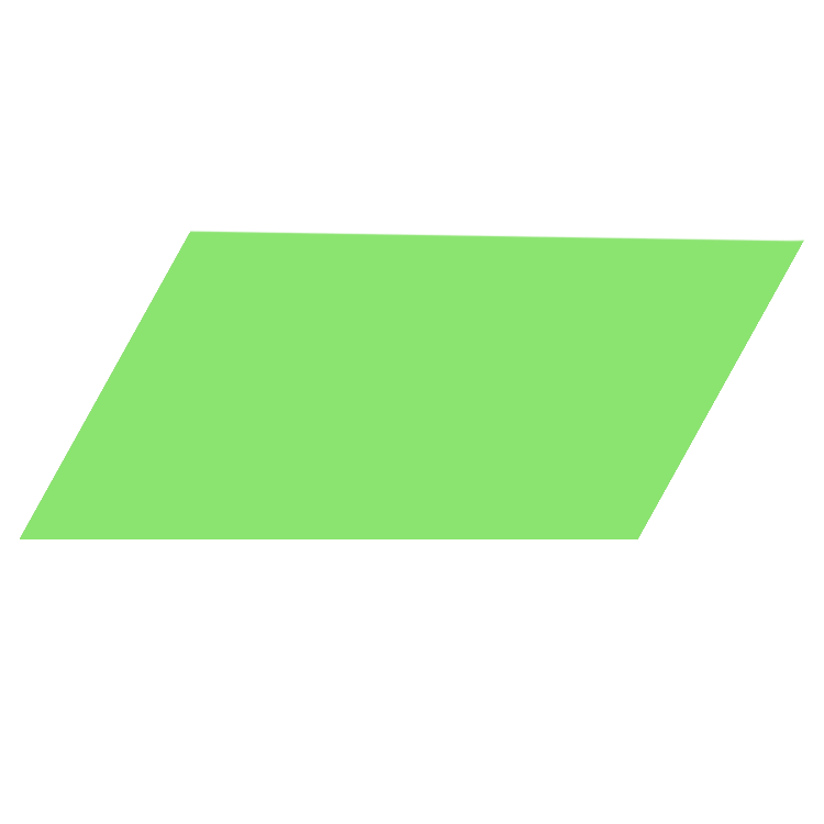 parallelogram แปลว่า สี่เหลี่ยมด้านขนาน