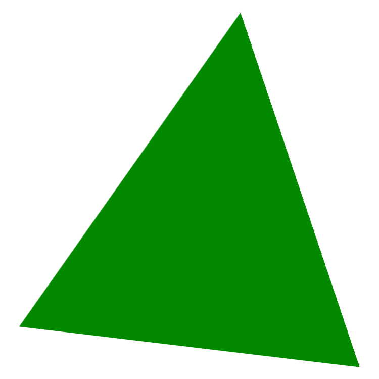 isosceles triangle แปลว่า สามเหลี่ยมหน้าจั่ว