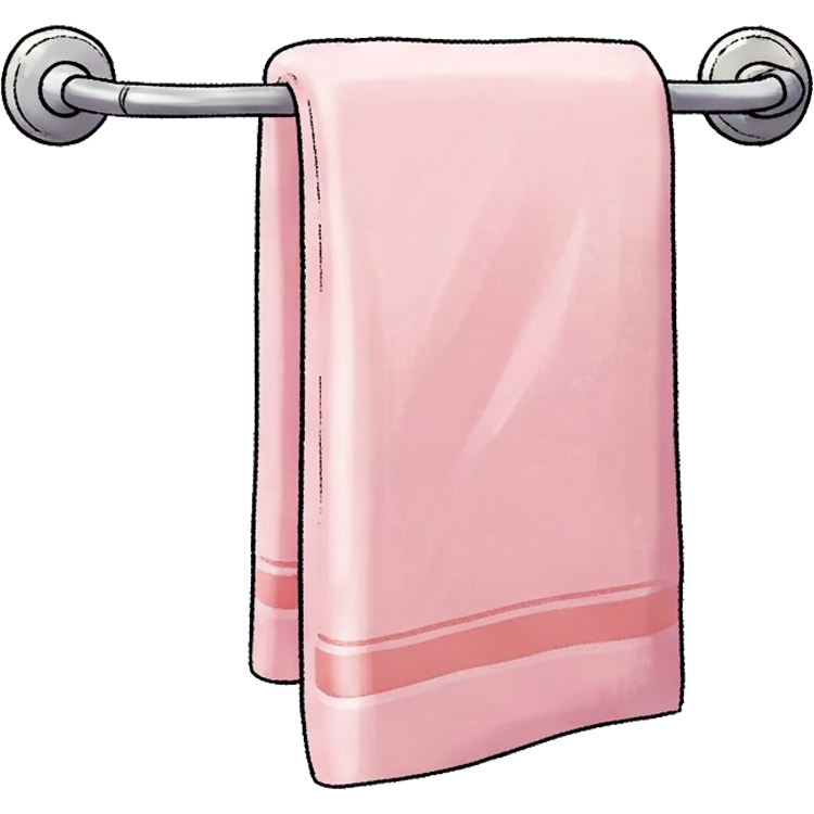 towel rack แปลว่า ราวแขวนผ้าเช็ดตัว