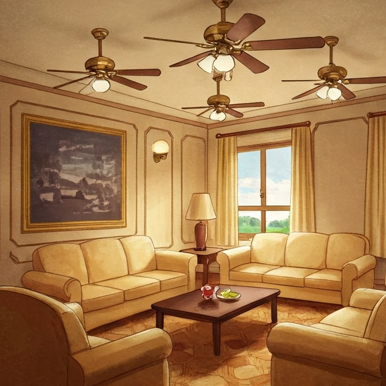 fan room แปลว่า ห้องพัดลม