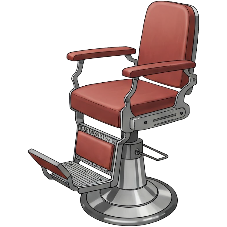 barber chair แปลว่า เก้าอี้ตัดผม