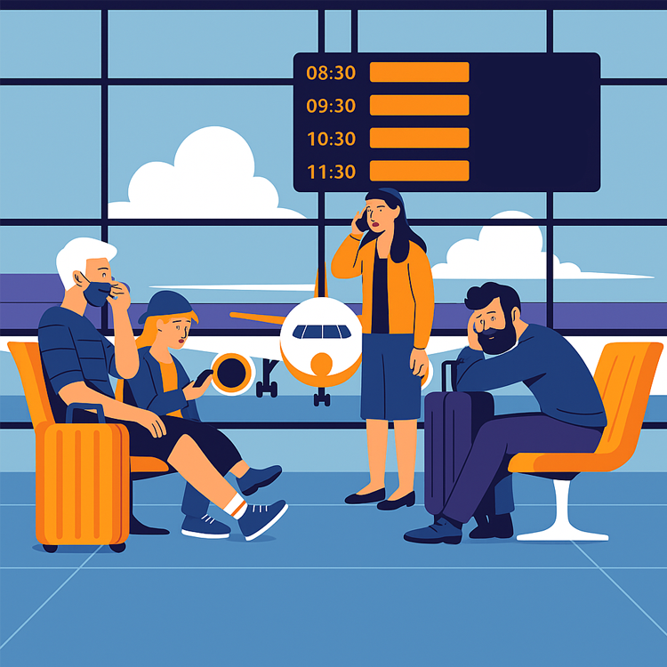 delayed แปลว่า ล่าช้า