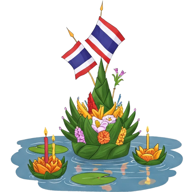 Loy Krathong Day แปลว่า วันลอยกระทง