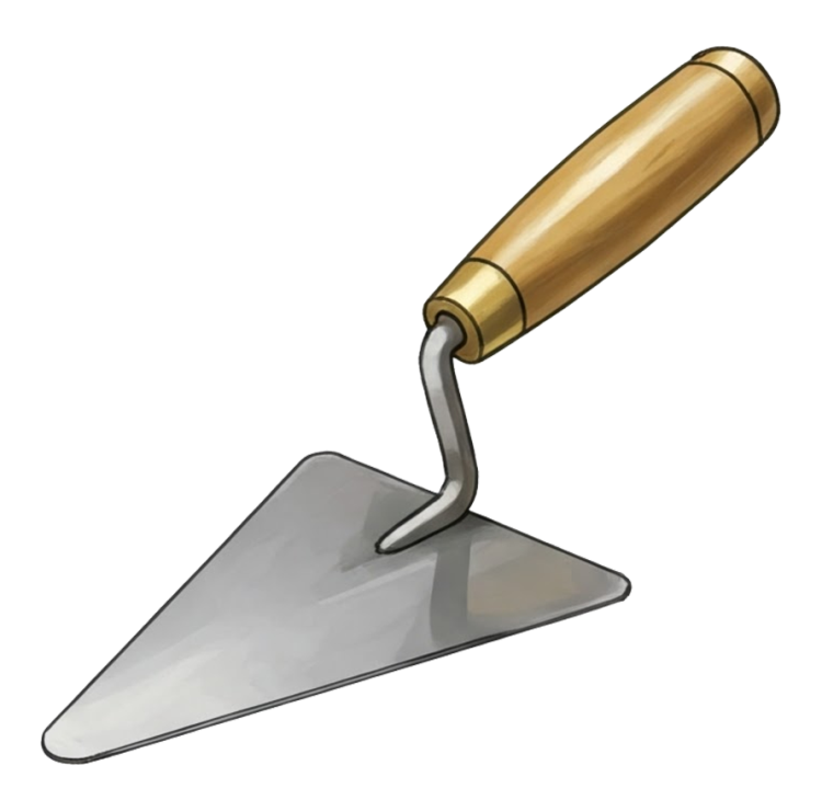 trowel แปลว่า เกรียงโบกปูน