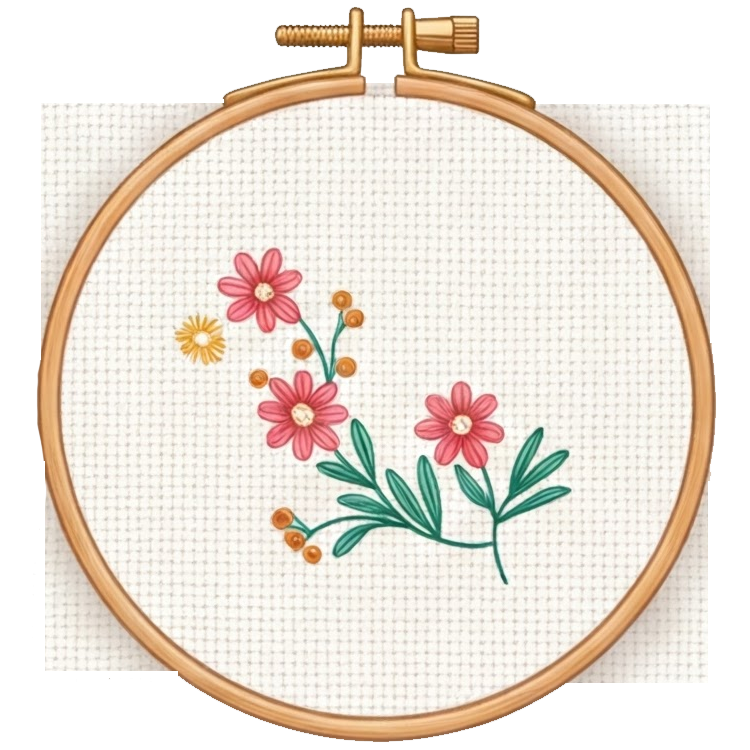 embroidery hoop แปลว่า สะดึงปักผ้า