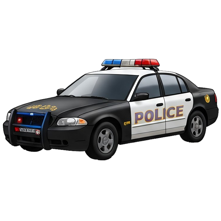 police car แปลว่า รถตำรวจ