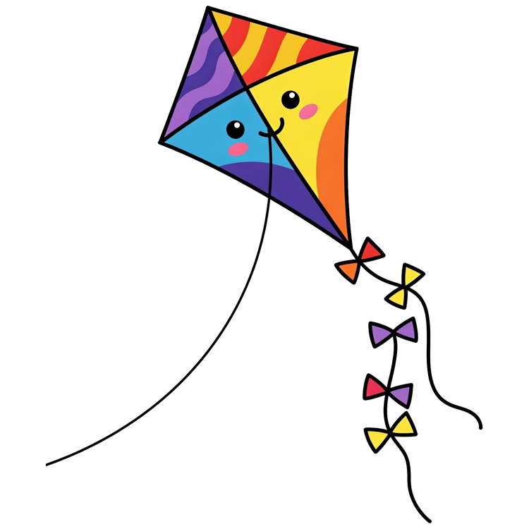 kite แปลว่า สี่เหลี่ยมรูปว่าว