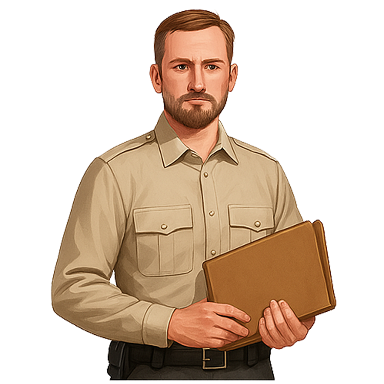 bailiff แปลว่า เจ้าพนักงานยึดทรัพย์