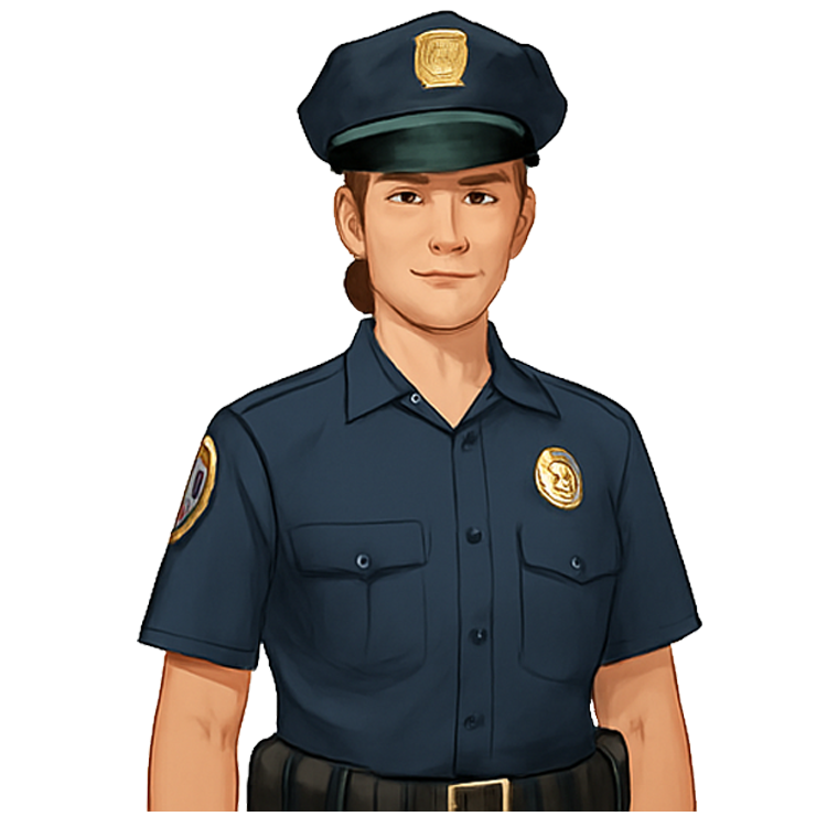 police officer แปลว่า เจ้าหน้าที่ตำรวจ