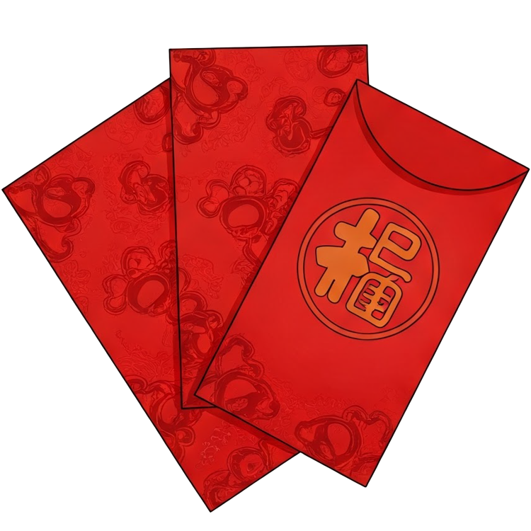 red envelope แปลว่า ซอง,อั่งเปา