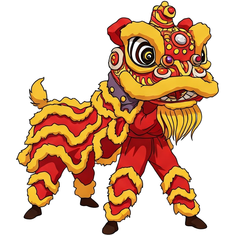 lion dance แปลว่า การเชิดสิงโต