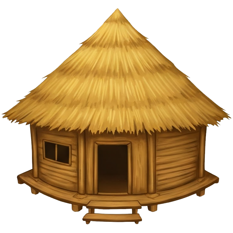 hut แปลว่า กระท่อม