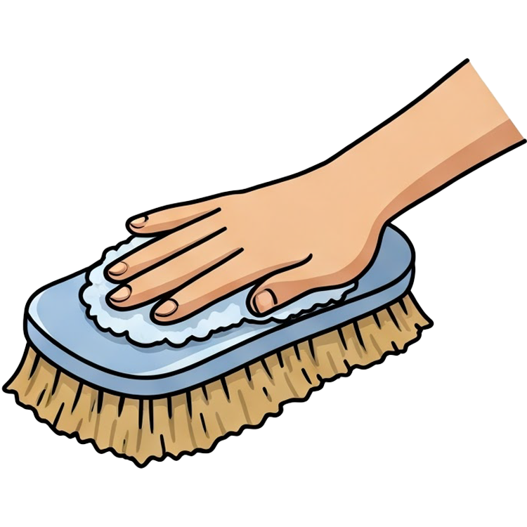 rub แปลว่า ขัด,ถู