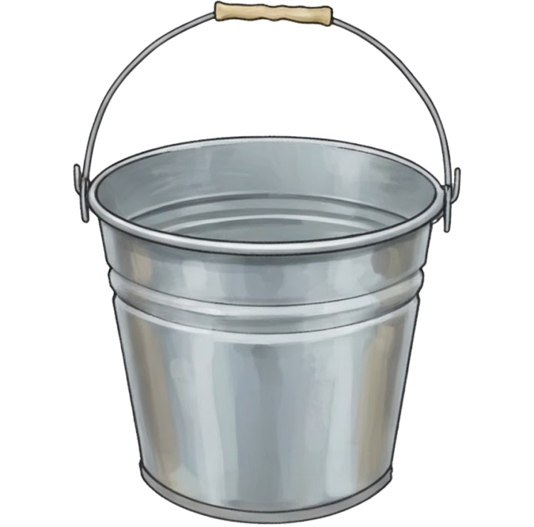 bucket แปลว่า ถังน้ำ