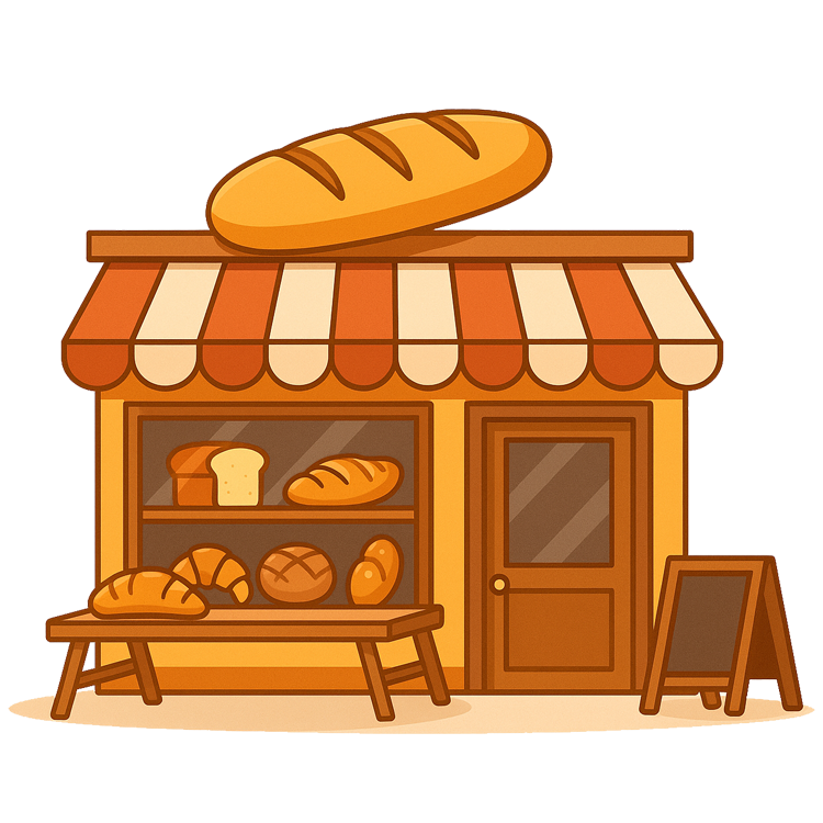 bakery แปลว่า ร้านขายขนมปัง