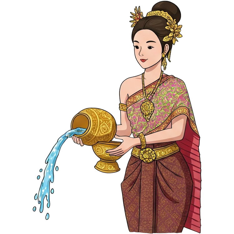 Miss Songkran แปลว่า เทพีสงกรานต์