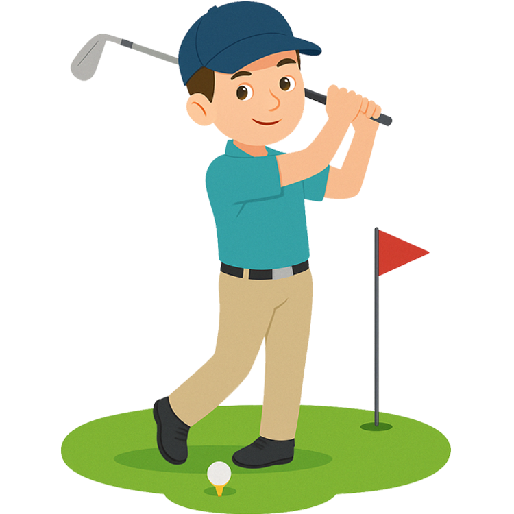 golf แปลว่า กีฬากอล์ฟ
