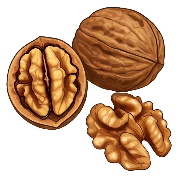 walnut แปลว่า เมล็ดวอลนัท