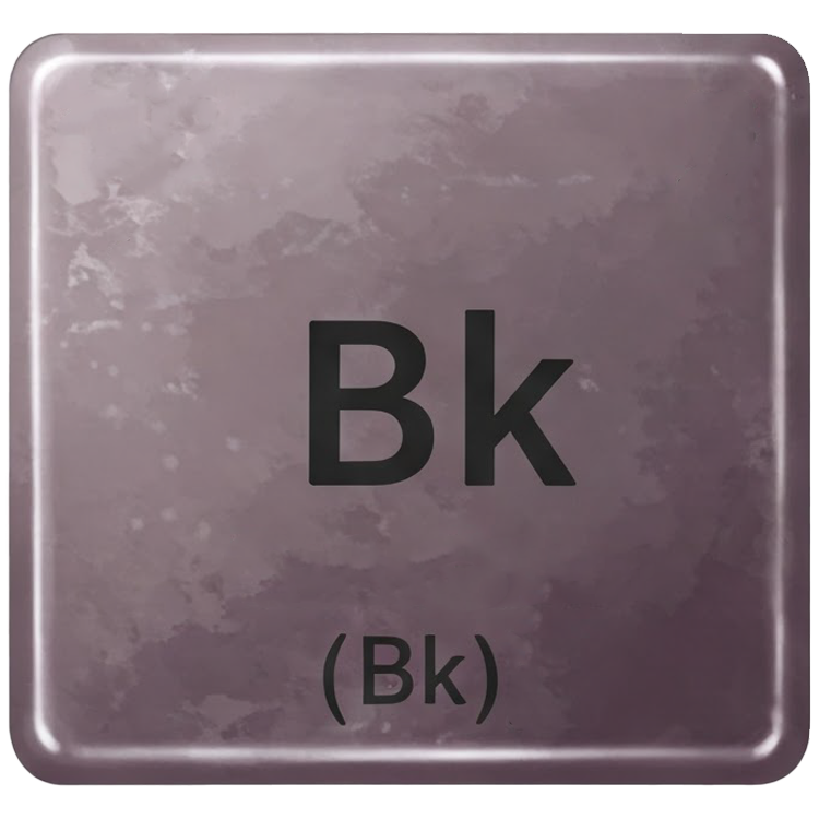 Berkelium แปลว่า เบอร์คีเลียม (Bk)