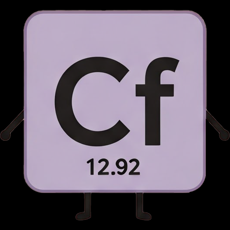 Californium แปลว่า แคลิฟอร์เนียม (Cf)