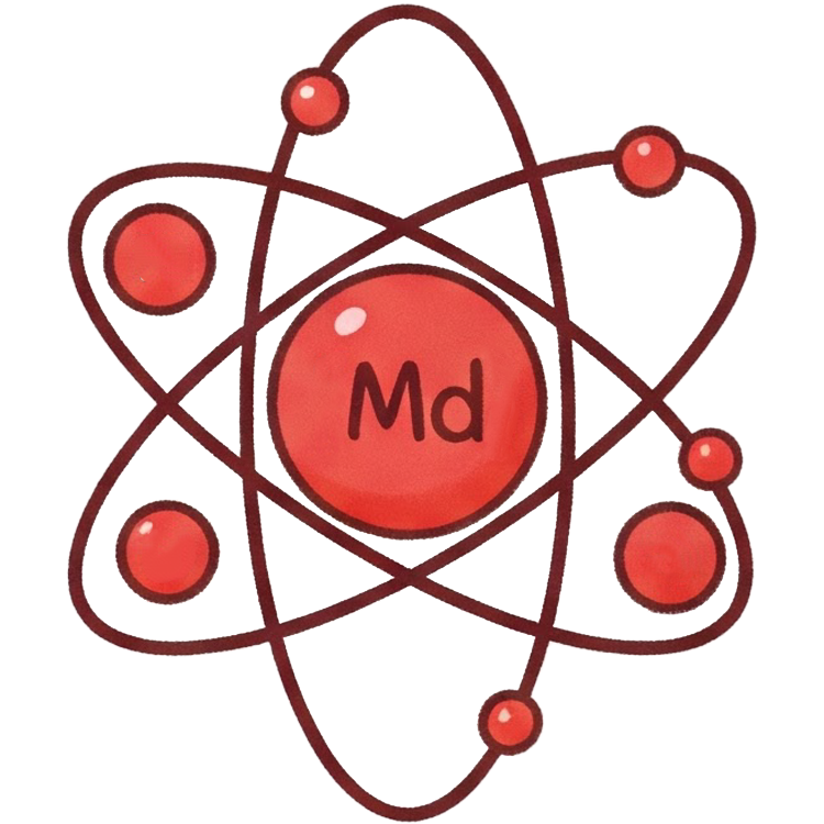 mendelevium แปลว่า ธาตุกัมมันตรังสี (Md)