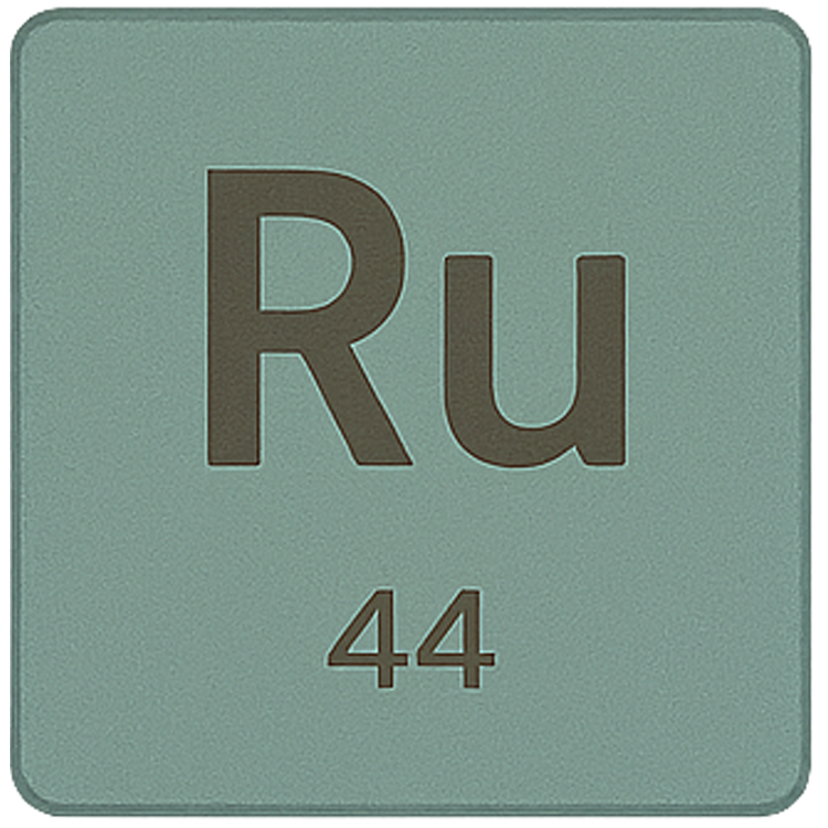 Ruthenium แปลว่า ธาตุรูทีเนียม (Ru)