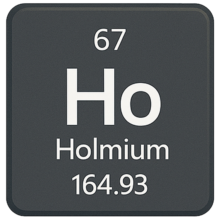 holmium แปลว่า ธาตุโฮลเมียม (Ho)