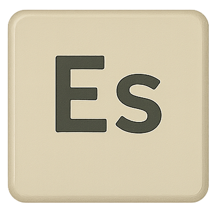 einsteinium แปลว่า ธาตุไอน์สไตเนียม (Es)