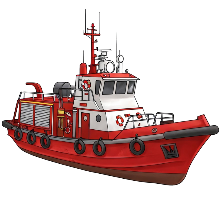 fire boat แปลว่า เรือดับเพลิง