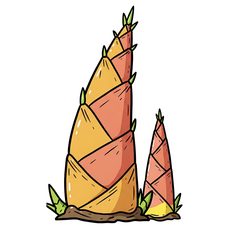 bamboo shoot แปลว่า หน่อไม้